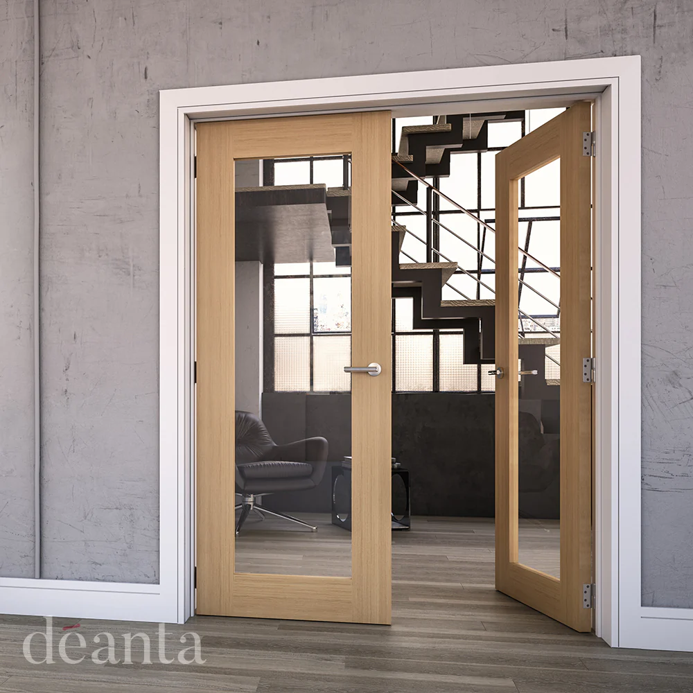 Walden Clear Glazed Oak Door - Image 3