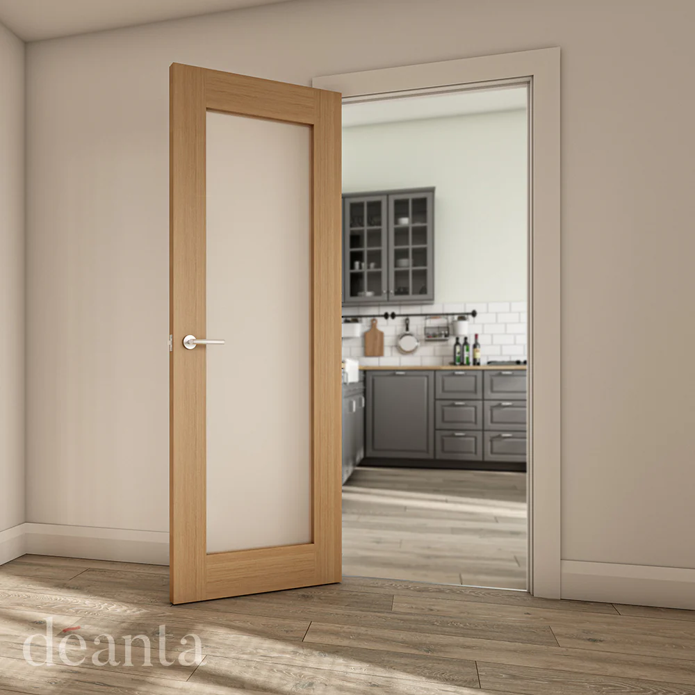 Walden Obscured Glazed Oak Door - Image 3