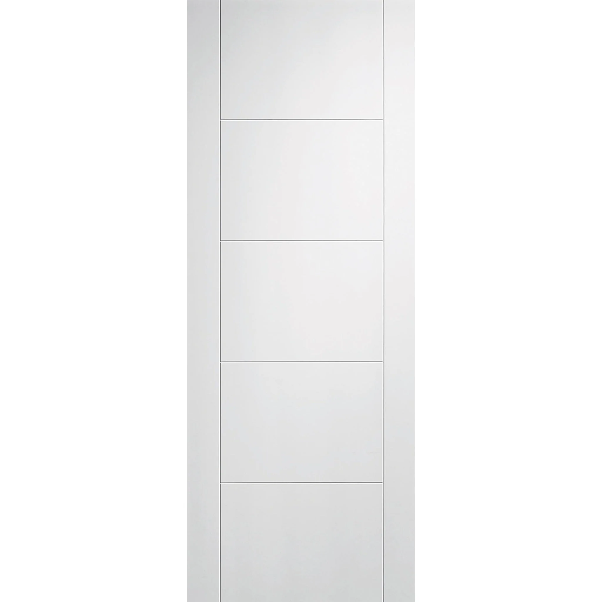 White Primed Linear Internal Door
